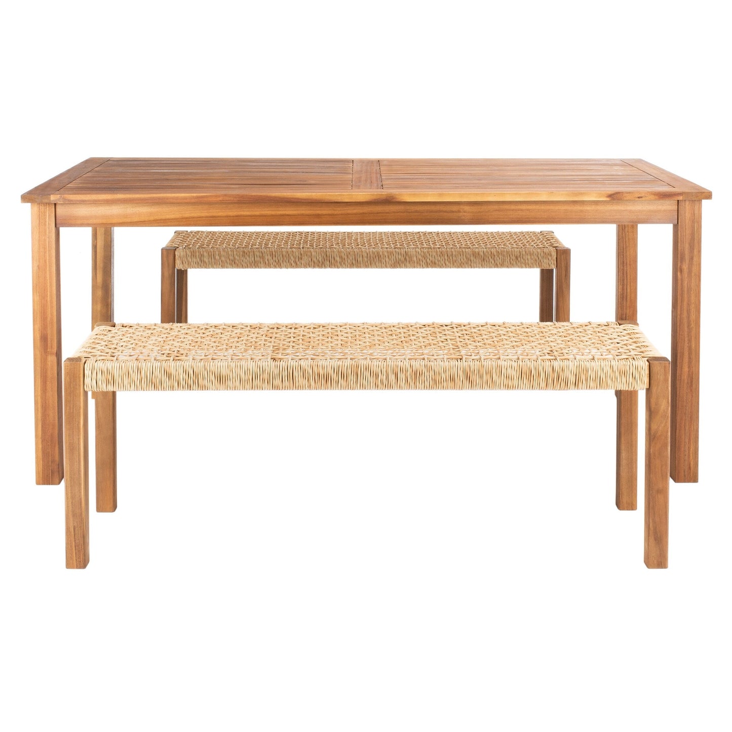 SAFAVIEH Akmaral Set da pranzo con tavolo e 2 panche - 35Lx50Px29A