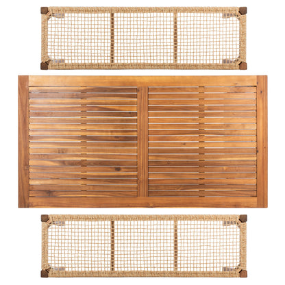 SAFAVIEH Akmaral Set da pranzo con tavolo e 2 panche - 35Lx50Px29A