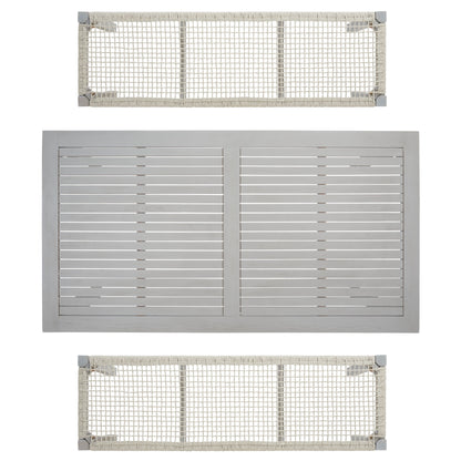 SAFAVIEH Akmaral Set da pranzo con tavolo e 2 panche - 35Lx50Px29A