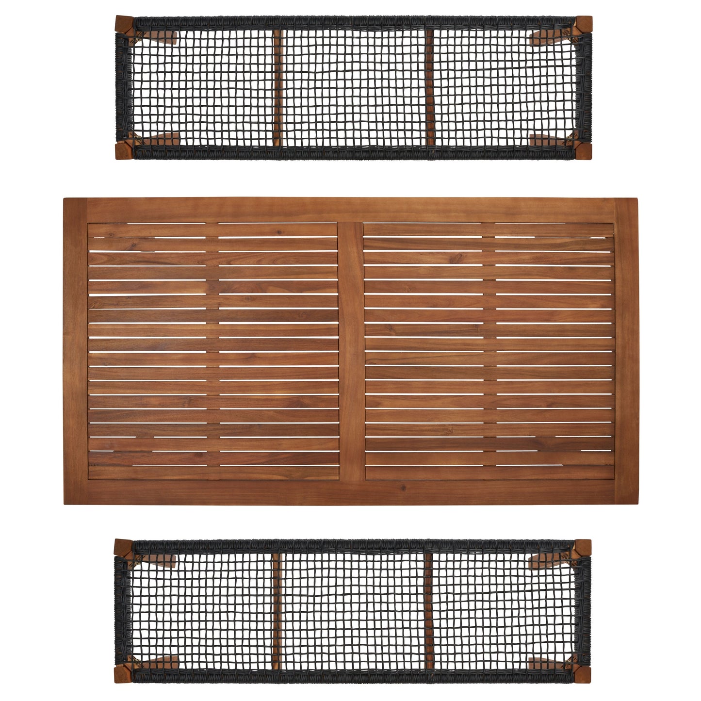 SAFAVIEH Akmaral Set da pranzo con tavolo e 2 panche - 35Lx50Px29A