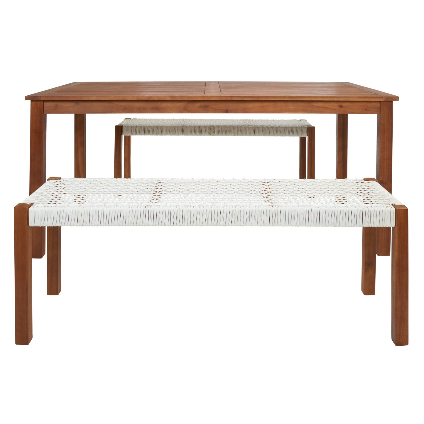 SAFAVIEH Akmaral Set da pranzo con tavolo e 2 panche - 35Lx50Px29A