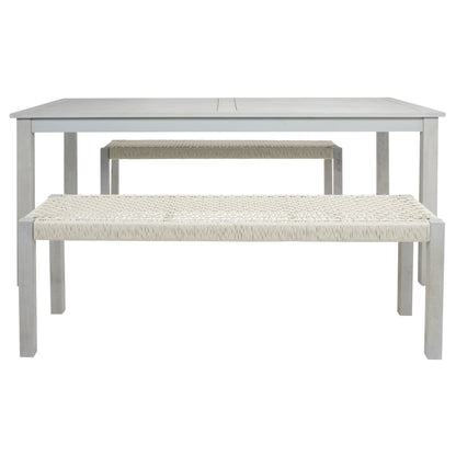 SAFAVIEH Akmaral Set da pranzo con tavolo e 2 panche - 35Lx50Px29A