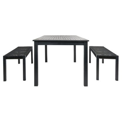 SAFAVIEH Akmaral Set da pranzo con tavolo e 2 panche - 35Lx50Px29A