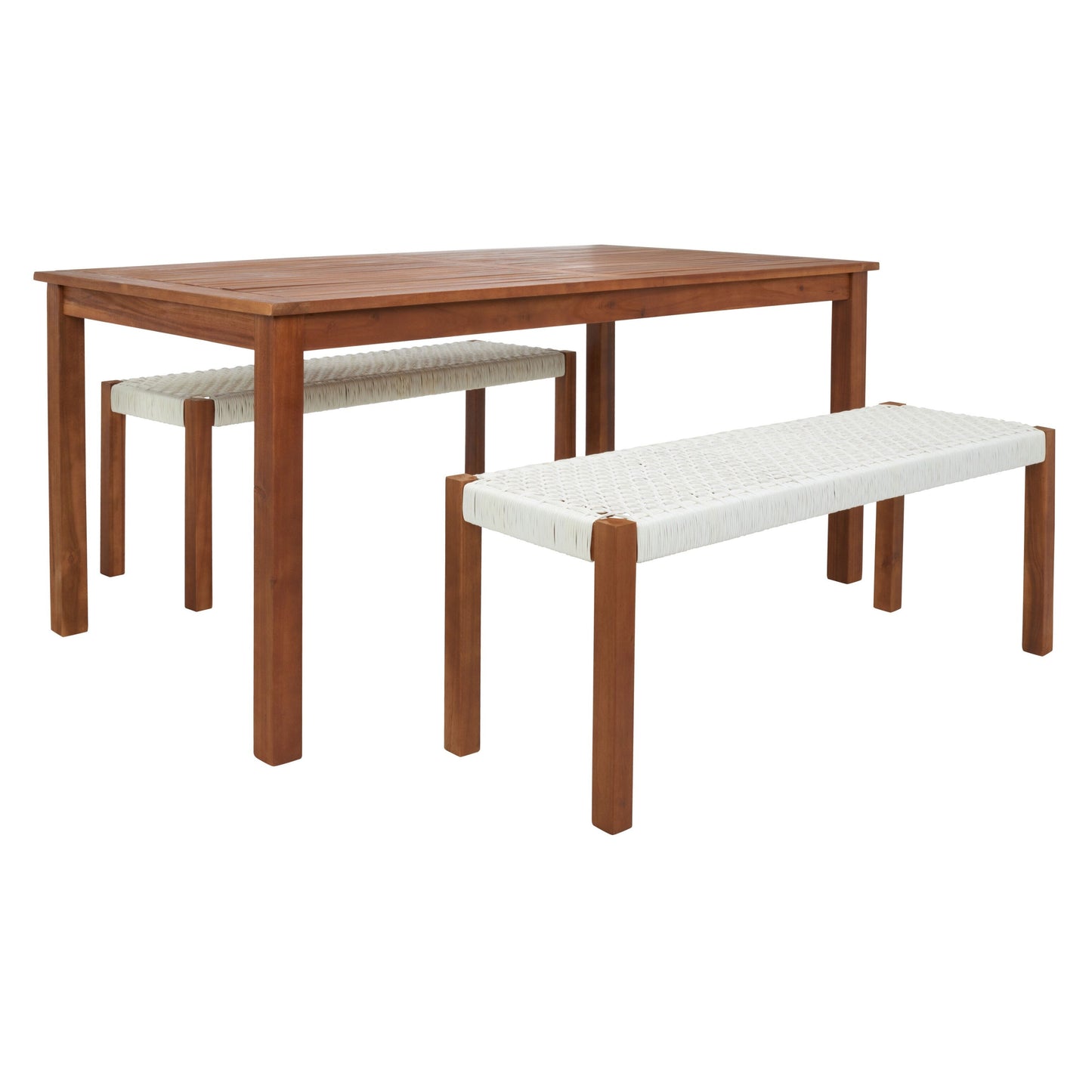 SAFAVIEH Akmaral Set da pranzo con tavolo e 2 panche - 35Lx50Px29A