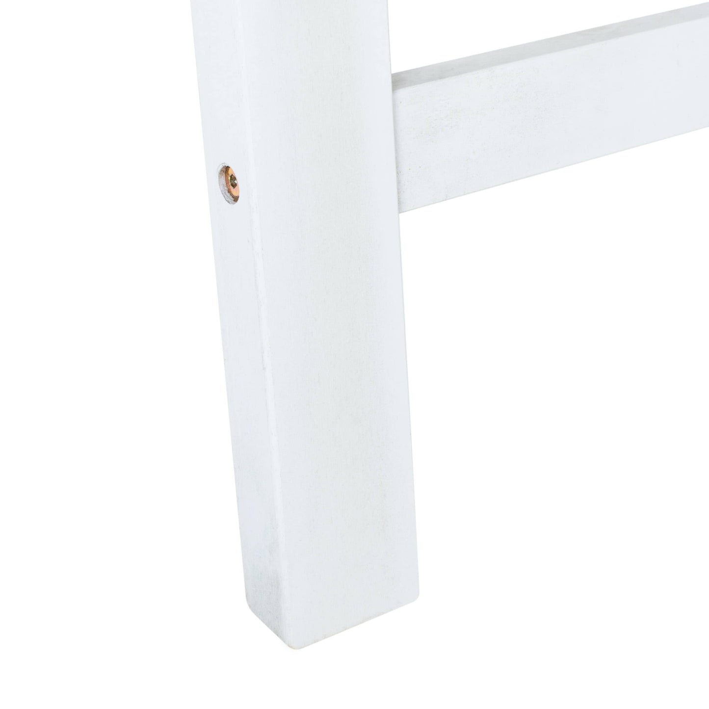 SAFAVIEH Chantelle Outdoor Living, set di 2 sedie e sgabelli in legno massello (include tavolino) - 26L x 35P x 33A