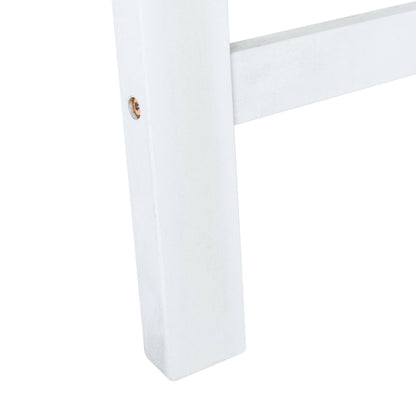 SAFAVIEH Chantelle Outdoor Living, set di 2 sedie e sgabelli in legno massello (include tavolino) - 26L x 35P x 33A