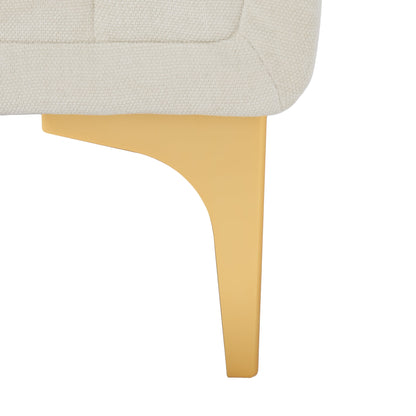 Divano capitonné SAFAVIEH Couture Florentino - 80L x 33P x 30A