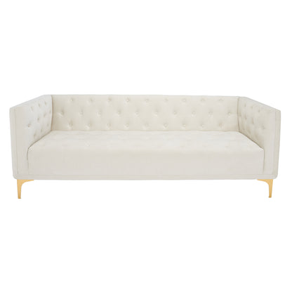 Divano capitonné SAFAVIEH Couture Florentino - 80L x 33P x 30A