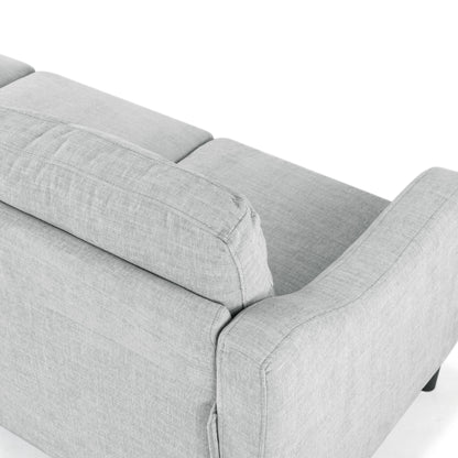 Divano a 3 posti con schienale capitonné SAFAVIEH Couture Nathaniel - 77L x 32P x 34A