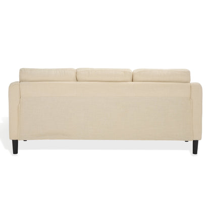 Divano a 3 posti con schienale capitonné SAFAVIEH Couture Nathaniel - 77L x 32P x 34A