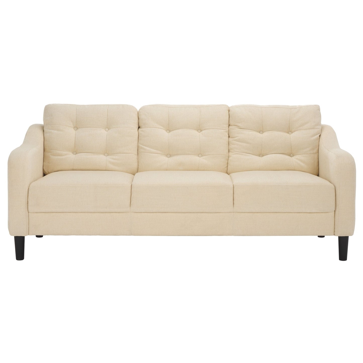 Divano a 3 posti con schienale capitonné SAFAVIEH Couture Nathaniel - 77L x 32P x 34A