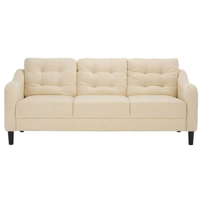 Divano a 3 posti con schienale capitonné SAFAVIEH Couture Nathaniel - 77L x 32P x 34A