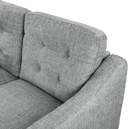 Divano a 3 posti con schienale capitonné SAFAVIEH Couture Nathaniel - 77L x 32P x 34A