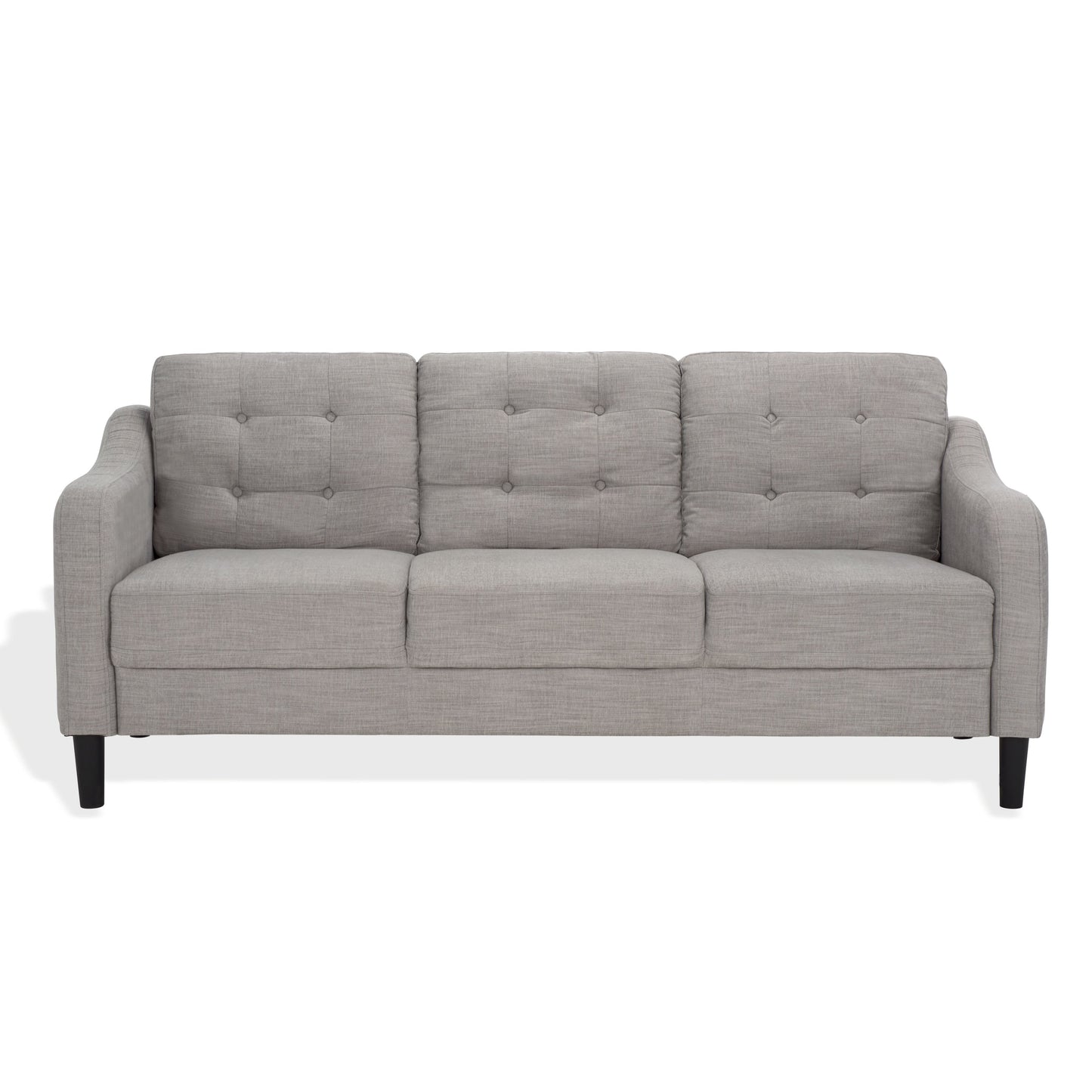 Divano a 3 posti con schienale capitonné SAFAVIEH Couture Nathaniel - 77L x 32P x 34A