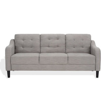 Divano a 3 posti con schienale capitonné SAFAVIEH Couture Nathaniel - 77L x 32P x 34A