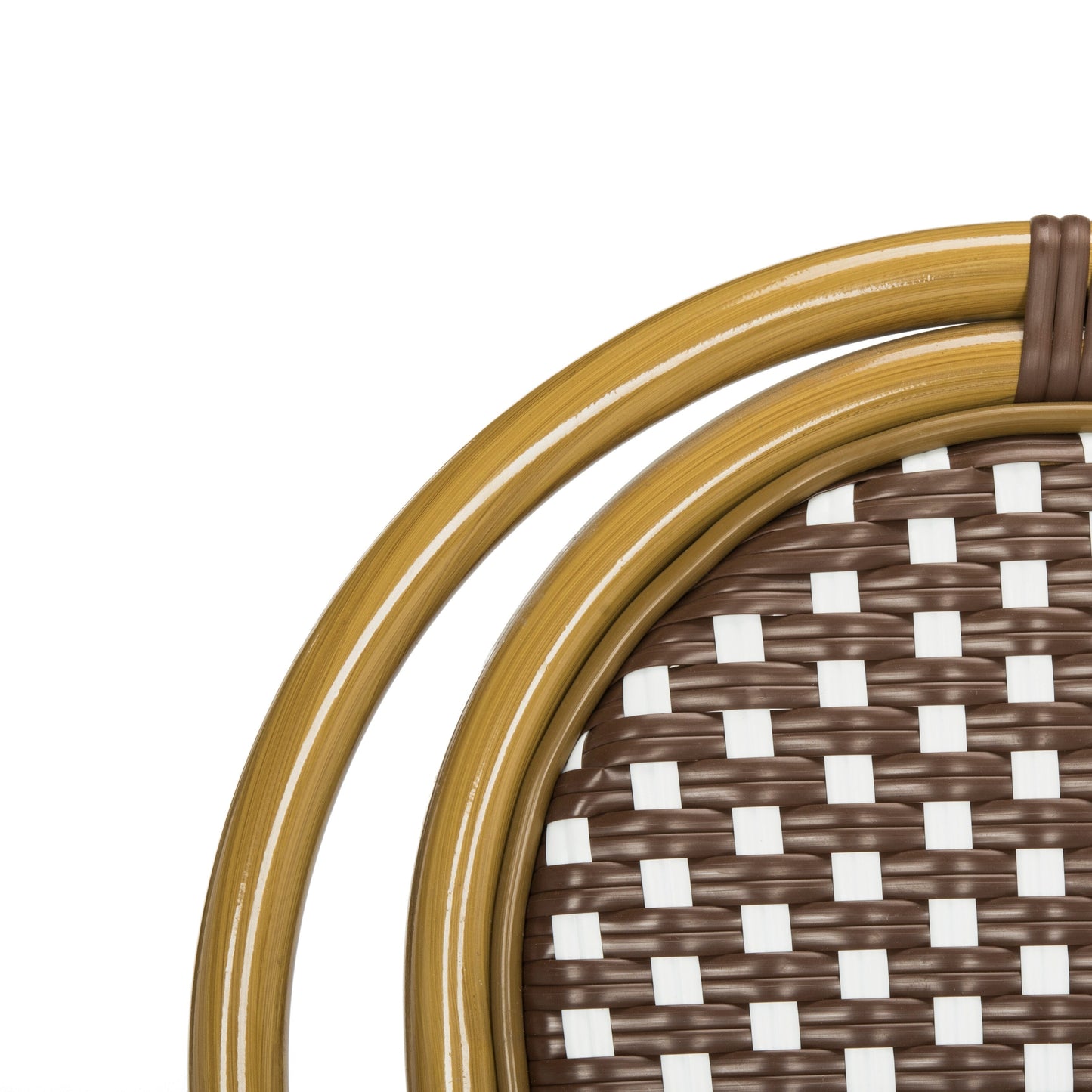 SAFAVIEH Felicity French Bistro sedia impilabile con braccioli (set di 2) - 20W x 35D x 24H