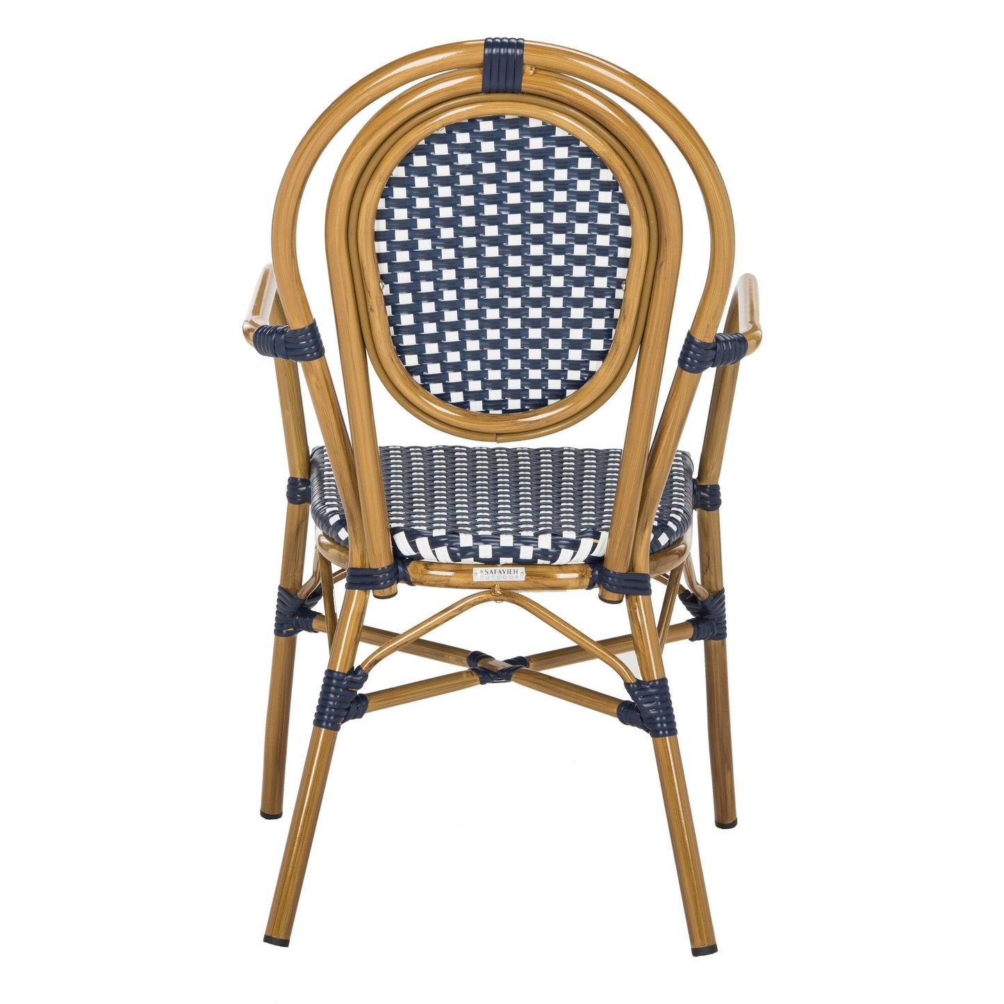 SAFAVIEH Felicity French Bistro sedia impilabile con braccioli (set di 2) - 20W x 35D x 24H