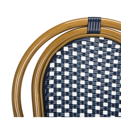 SAFAVIEH Felicity French Bistro sedia impilabile con braccioli (set di 2) - 20W x 35D x 24H