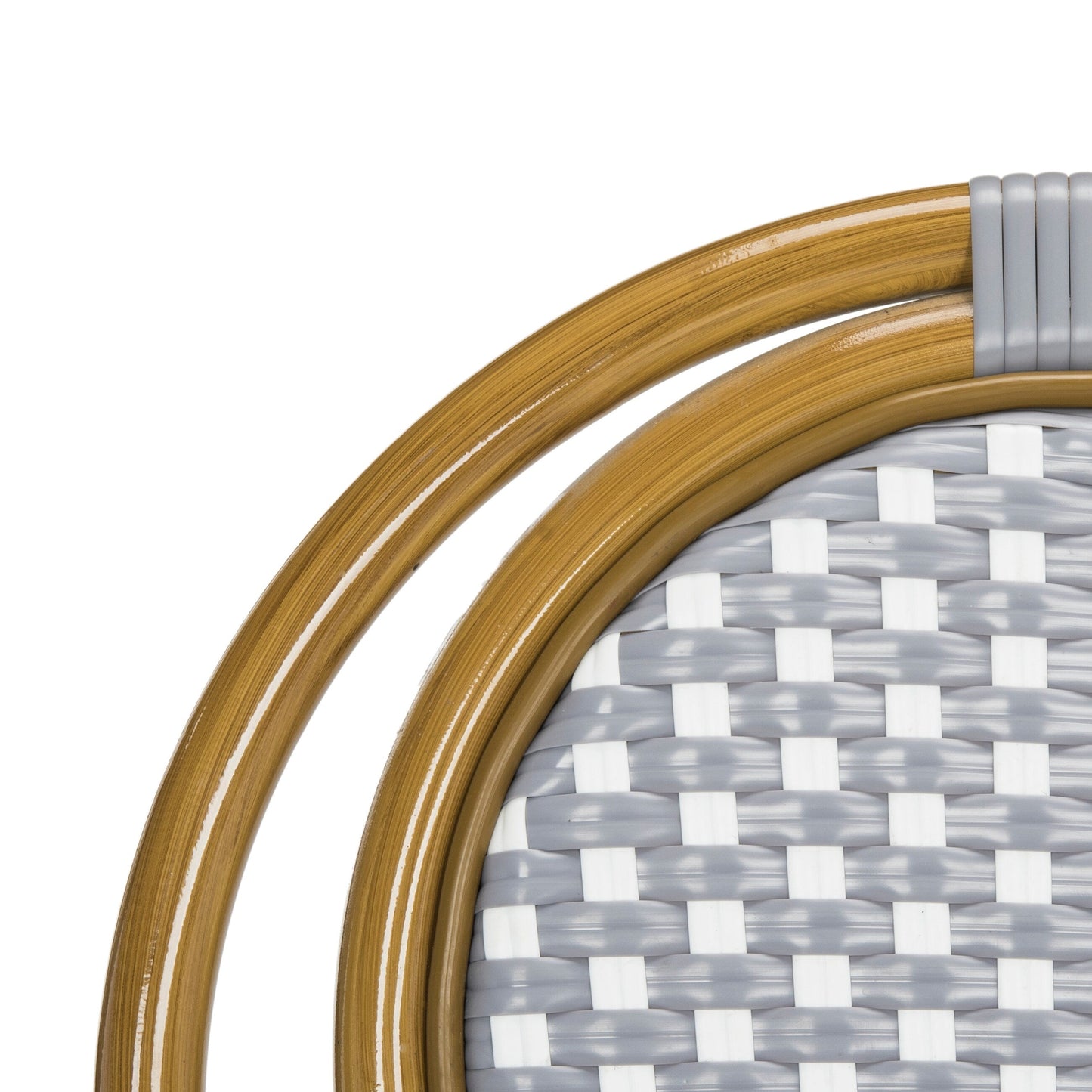 SAFAVIEH Felicity French Bistro sedia impilabile con braccioli (set di 2) - 20W x 35D x 24H