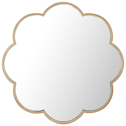 Specchio decorativo da parete smerlato dorato SAFAVIEH Flor da 32 pollici - 28 x 1 x 28 - 28L x 1P x 28A