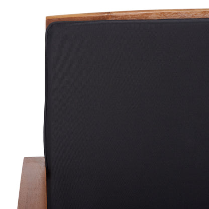 SAFAVIEH Fontana, set da esterno per conversazione in legno massello di acacia, 4 pezzi - 47L x 26P x 33A