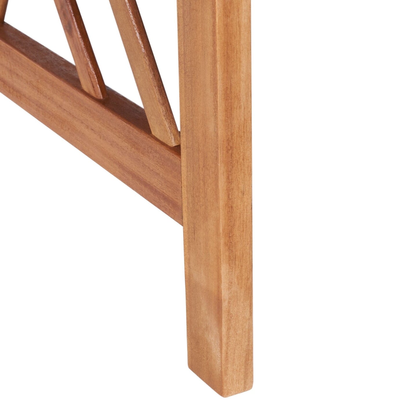 SAFAVIEH Fontana, set da esterno per conversazione in legno massello di acacia, 4 pezzi - 47L x 26P x 33A