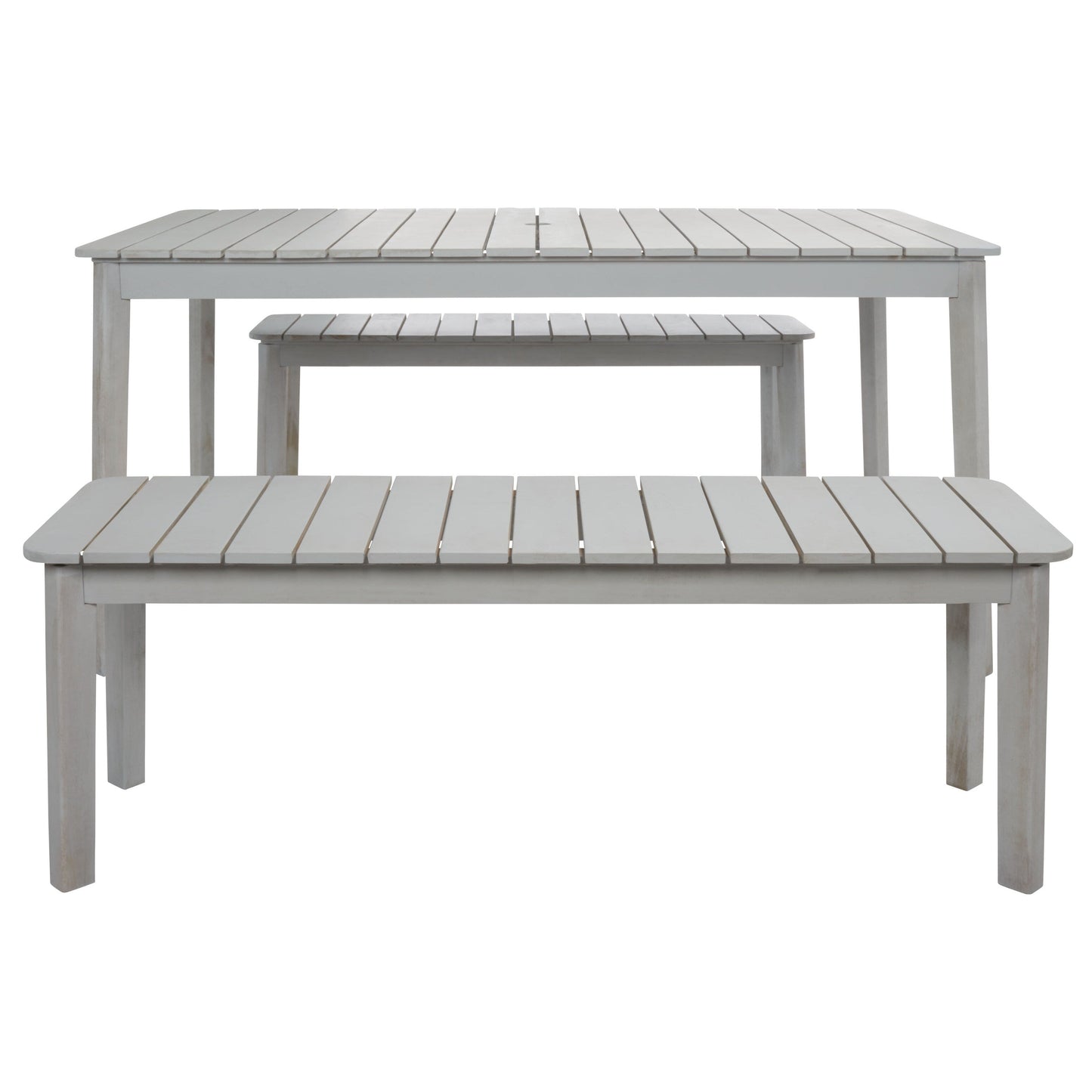 SAFAVIEH Hedi Set da pranzo con tavolo e 2 panche - 35Lx60Px29A