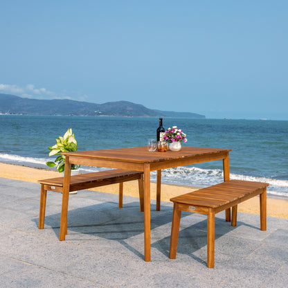 SAFAVIEH Hedi Set da pranzo con tavolo e 2 panche - 35Lx60Px29A