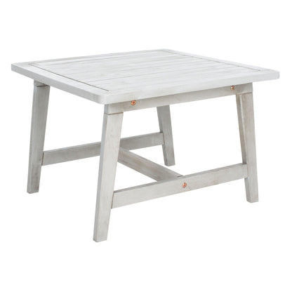 SAFAVIEH Lissy Acacia/Set tavolo e sedia da esterno in corda - 24L x 28P x 31A