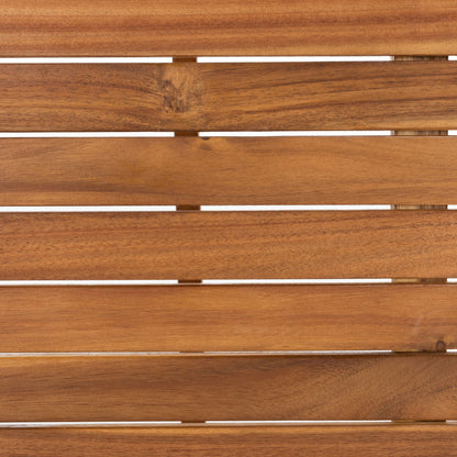 SAFAVIEH Lissy Acacia/Set tavolo e sedia da esterno in corda - 24L x 28P x 31A