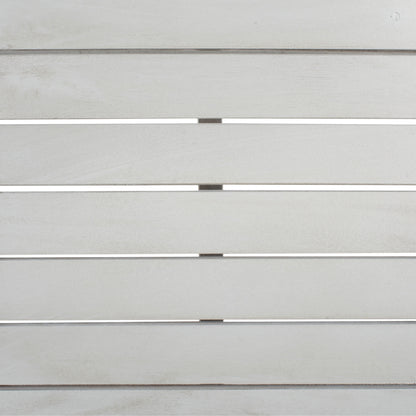 SAFAVIEH Lissy Acacia/Set tavolo e sedia da esterno in corda - 24L x 28P x 31A