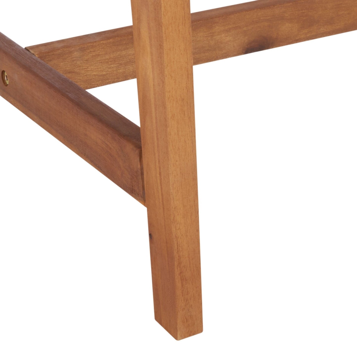 SAFAVIEH Lissy Acacia/Set tavolo e sedia da esterno in corda - 24L x 28P x 31A