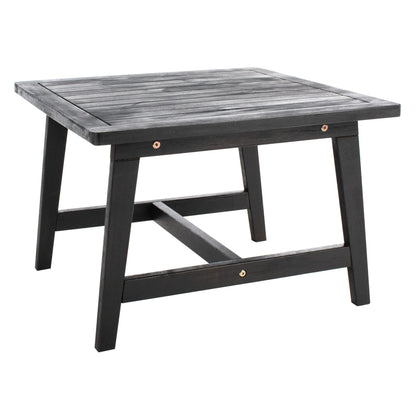 SAFAVIEH Lissy Acacia/Set tavolo e sedia da esterno in corda - 24L x 28P x 31A