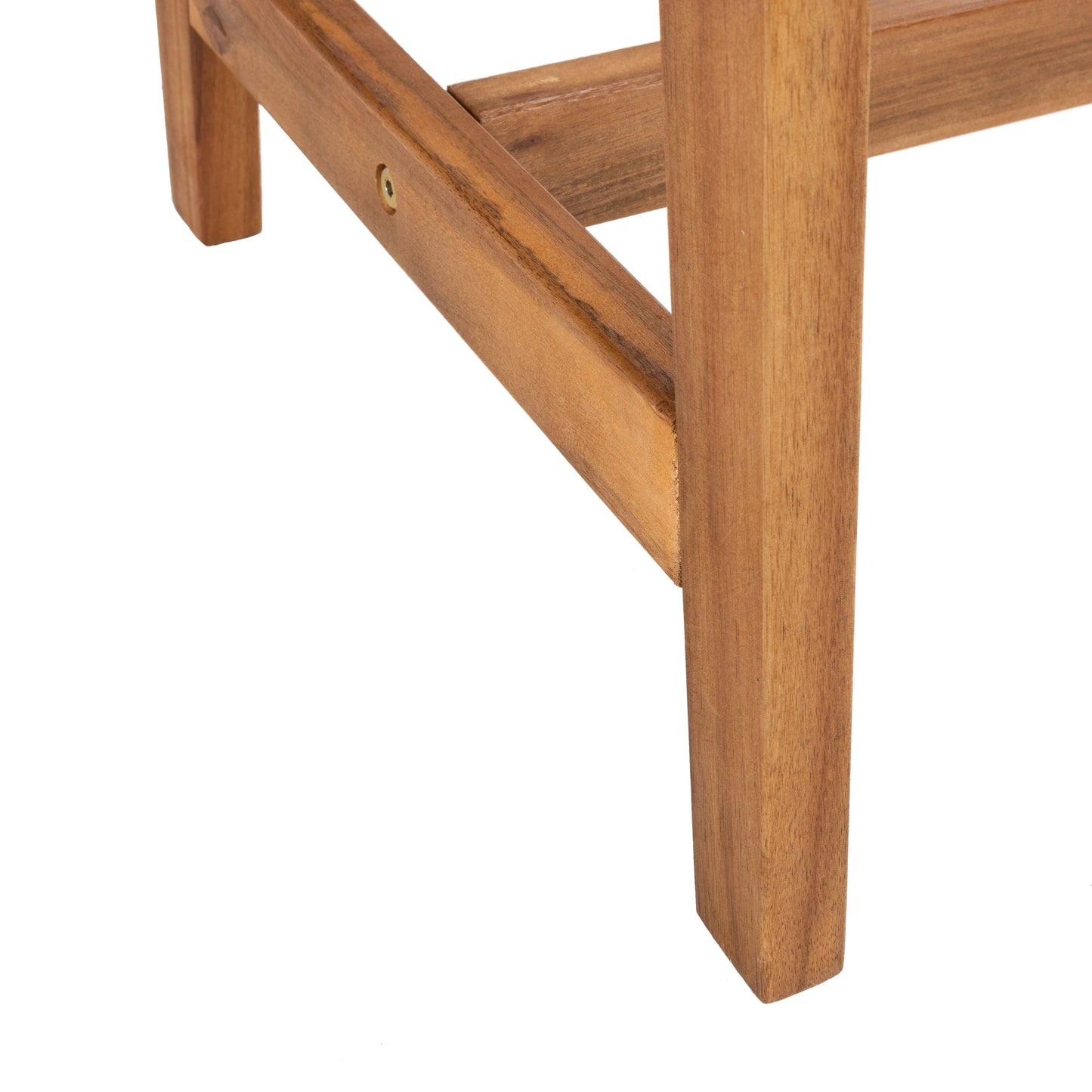 SAFAVIEH Lissy Acacia/Set tavolo e sedia da esterno in corda - 24L x 28P x 31A