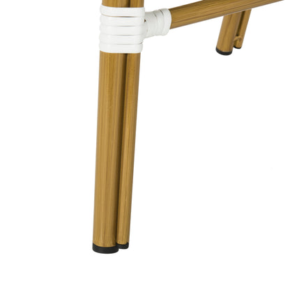 Sedia laterale impilabile SAFAVIEH Mya French Bistro (set da 2) - 21L x 34P x 25A