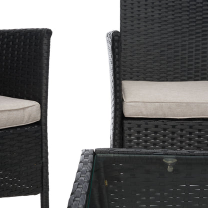 Set da conversazione per patio Abdul da esterno SAFAVIEH, 4 pezzi. - 42L x 23P x 33A