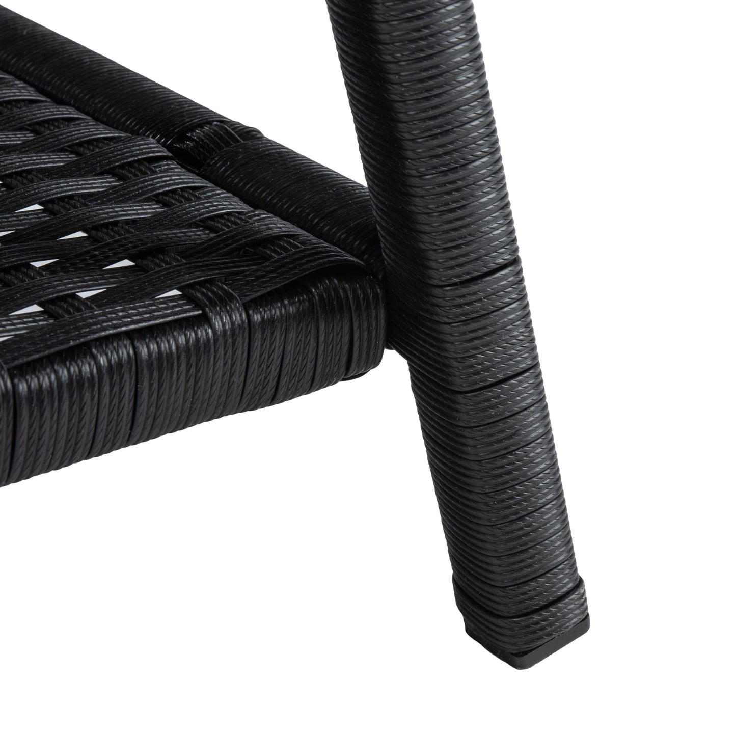 Set da conversazione per patio SAFAVIEH Outdoor Aboka in vimini/acciaio, 4 pezzi - 42L x 21P x 31A