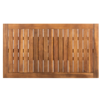 Set di mobili da esterno SAFAVIEH Ainsley in legno di acacia, 4 pezzi - 44L x 34P x 25A