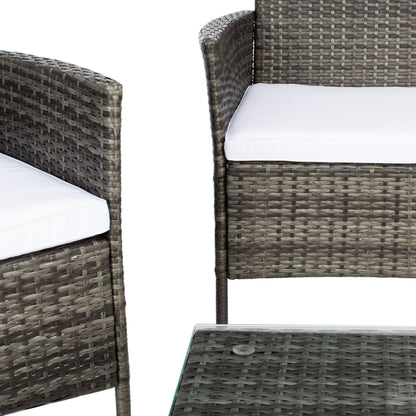 Set da conversazione per patio SAFAVIEH Outdoor Bandele da 4 pezzi - 41L x 23P x 31A