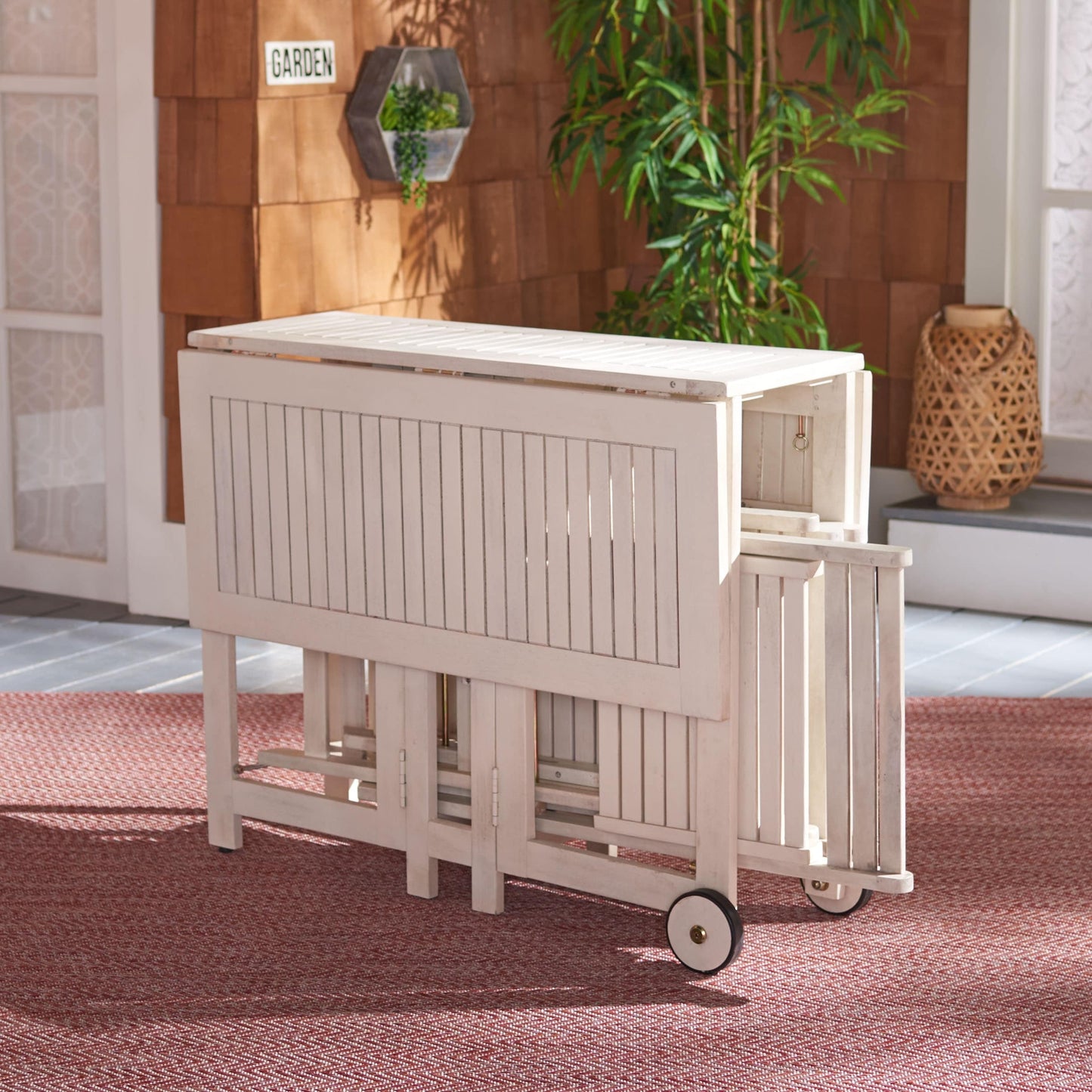 Set da pranzo per esterni SAFAVIEH Brandy da 5 pezzi - 43Lx35Px29A