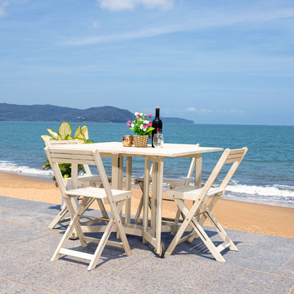 Set da pranzo per esterni SAFAVIEH Brandy da 5 pezzi - 43Lx35Px29A