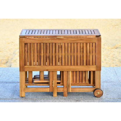 Set da pranzo per esterni SAFAVIEH Brandy da 5 pezzi - 43Lx35Px29A