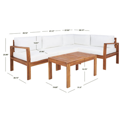 Set da esterno Carmelina SAFAVIEH Outdoor - 28L x 26P x 30A