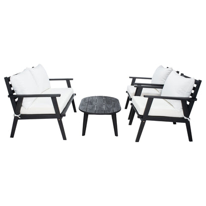 Set da conversazione per patio SAFAVIEH Outdoor Deacon, 4 pezzi. - 49L x 30P x 31A