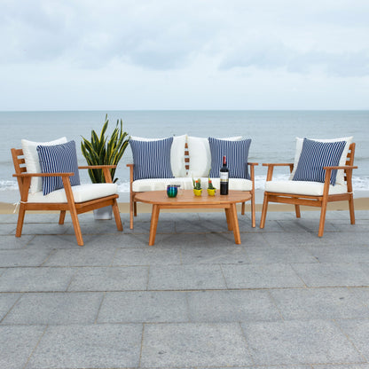 Set da conversazione per patio SAFAVIEH Outdoor Deacon, 4 pezzi. - 49L x 30P x 31A