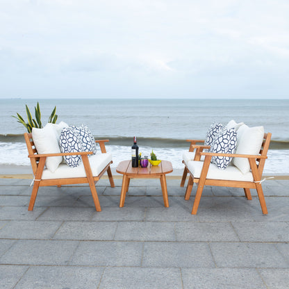 Set da conversazione per patio SAFAVIEH Outdoor Deacon, 4 pezzi. - 49L x 30P x 31A