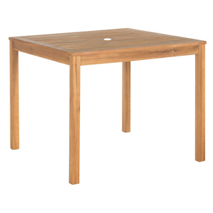 SAFAVIEH Set da pranzo da esterno Dorinne in legno di acacia, 5 pezzi - 35Lx35Px30A