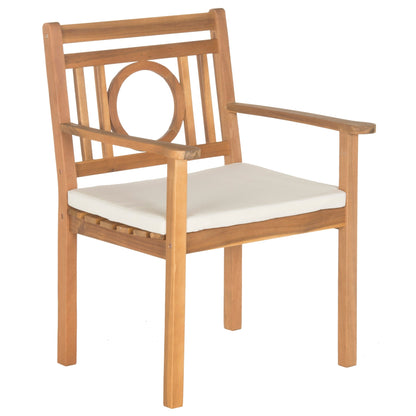 SAFAVIEH Set da pranzo da esterno Dorinne in legno di acacia, 5 pezzi - 35Lx35Px30A