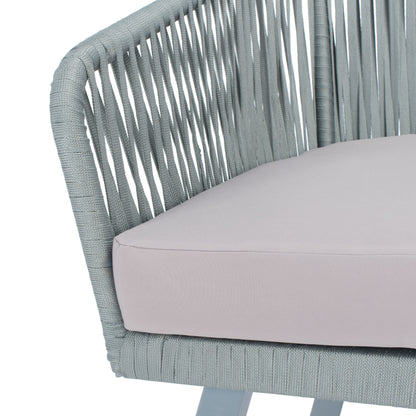 Set da patio in corda SAFAVIEH Outdoor Endorina da 4 pezzi - 54L x 30P x 28A