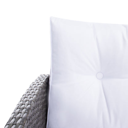 Set da giardino per conversazione SAFAVIEH Outdoor Eranda da 4 pezzi - 48L x 30P x 26A